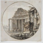Adam, capriccio, c.1756-57, Soane Museum Adam volume 56/91